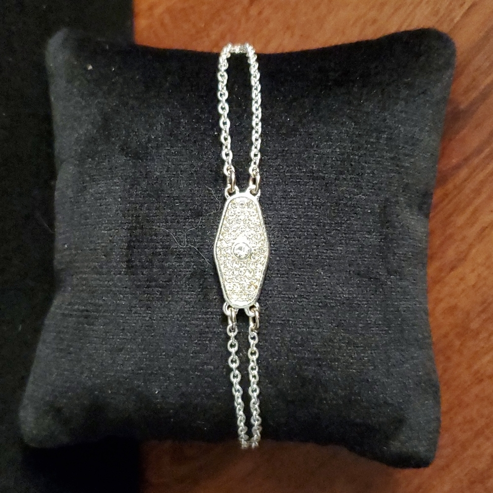 Avon silver tone family reversible bracelet inspired by Christine Ieler